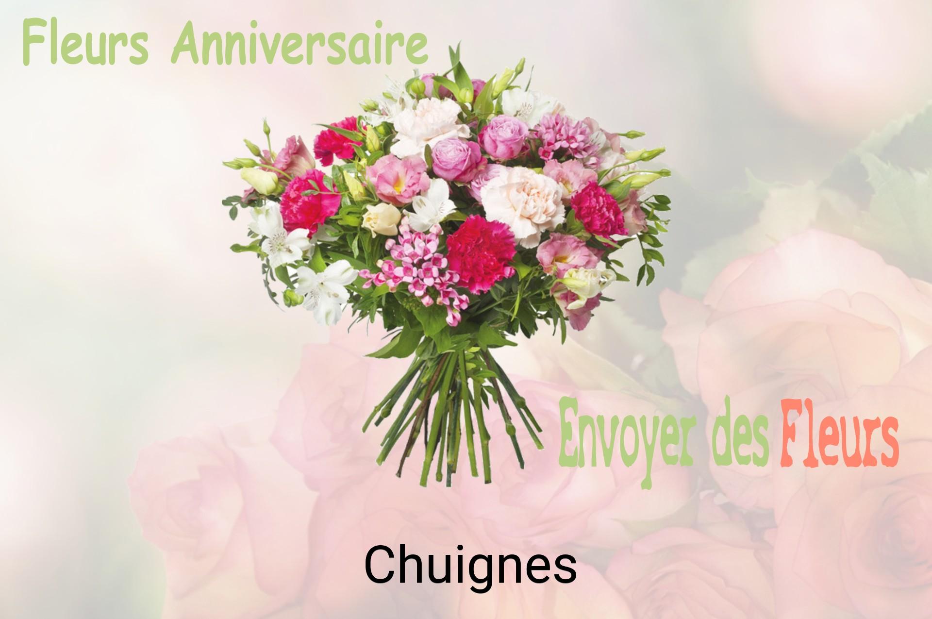 Bouquet de fleurs d’anniversaire livré à Chuignes